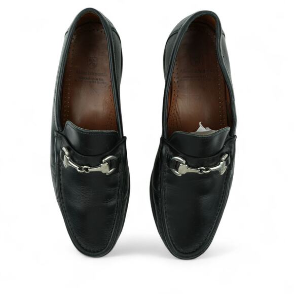 Allen Edmonds Arezzo‎ Italian Dress Loafer Mens 9.5D Black Leather Slip On main image 14
